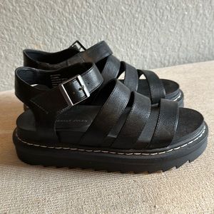 Sincerely Jules Dr. Marten style sandals